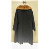 Image 3 : Eaton's Fur Salon Vintage Persian Lamb Coat with Mink Collar, Sz M-L