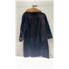 Image 4 : Vintage Eaton's Fur Salon Women's Dark Brown Fur Coat with Contrasting Collar and Cuffs, Sz S-M