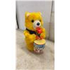 Image 4 : Vintage Japanese Alps Battery-Operated Musical Drumming Bear Toy, Oil Lamp