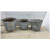 Image 2 : Vintage Aluminum Cooking Pot, Galvanized Steel Buckets, and Watering Can