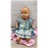 Image 4 : Burleigh Ware Burgess and Leigh Cream Ceramic Wash Basin with Vintage Baby Doll
