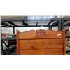 Image 8 : Antique Dresser with Mirror, Cabinet, and Full-Size Bed Frame