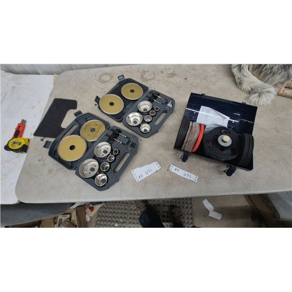 Mastercraft 35-Piece Angle Grinder Accessory Kit, 2 Diamond Hole Saw Kits