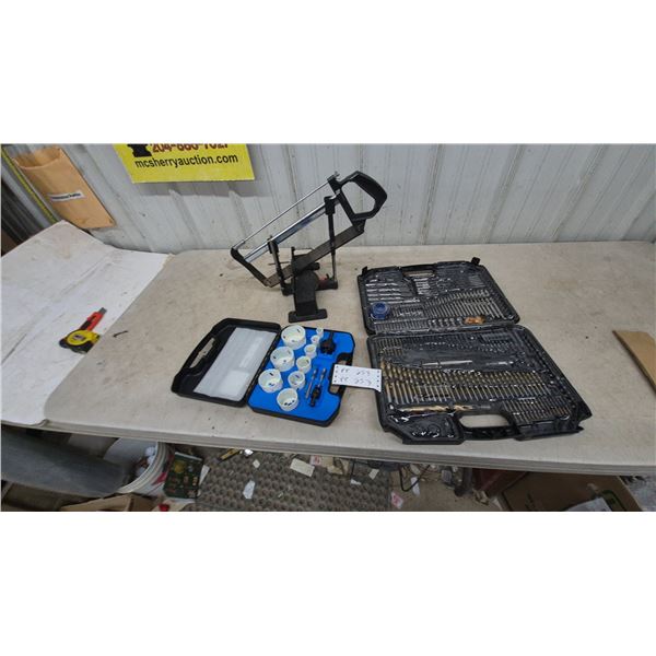 Hole Saw Kit, Mitre Saw, and 200+ Piece Drill Bit Set
