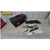 Image 1 : Jobmate Reciprocating Saw (120V, 6.5A, 0-2800 RPM), Tool Box, and Saw Blades