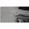 Image 3 : Craftsman 3/4” Drive Ratchet and Sockets, 12-Point Deep Well and Standard with tool box