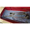 Image 2 : Red Metal Tool Box with Sockets, Ratchets, and Torque Wrench