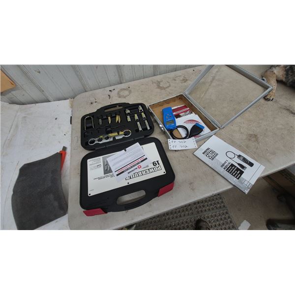 Powerbuilt 19-Piece radio removal Tool Kit and Digital OBD2 Car Reader with Manual and Cables