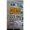 Image 2 : 17 Manitoba and Alberta License Plates