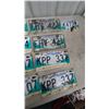 Image 5 : 17 Manitoba and Alberta License Plates