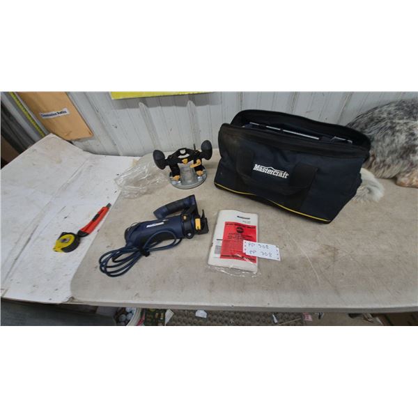 Mastercraft Spin Saw, Mastercraft Router Base, Mastercraft Tool Bag