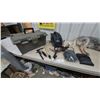 Image 1 : Mastercraft Welder, Welding Shield, Chipping Hammer, and Tool Box