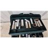 Image 2 : Socket Set in a Multi-Tiered Tackle Box, with Assorted Sockets and Extensions