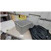Image 5 : Large Grey Storage Tote and large Black Tarp with Grommets
