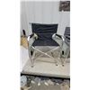 Image 2 : Pair of Folding Director's Chairs with Side Tables
