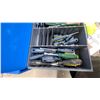 Image 8 : Fastenal 4-Drawer Metal Storage Cabinet with Contents tools and hardware, 20”×15”×16”