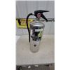 Image 1 : Pyrene Fire Extinguisher, Stainless Steel, Pull Pin and Squeeze Lever, with Gauge