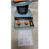 Image 3 : Radio Shack Armatron Robotic Arm and Controller, Tandy, 1980s, with Orange Gripper