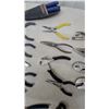 Image 4 : Assorted Pliers and Wrenches: Vise-Grip Locking Pliers, Needle-Nose Pliers
