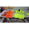 Image 1 : Thinsulate Hi-Vis Jacket, Size Medium, and Hi-Vis Vests