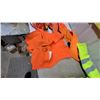 Image 4 : Thinsulate Hi-Vis Jacket, Size Medium, and Hi-Vis Vests