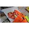Image 5 : Thinsulate Hi-Vis Jacket, Size Medium, and Hi-Vis Vests