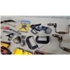 Image 3 : Assorted Hand Tools: Hand Drills, C-Clamps, Drill Bit Sets, Bostitch Stapler