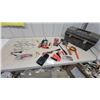 Image 1 : Toolbox with Wrenches, Screwdrivers, Hammers, Pliers, Staplers