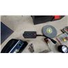 Image 5 : Two Toolboxes, Grinding Wheel, Tire Pressure Gauge