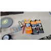 Image 8 : Two Toolboxes, Grinding Wheel, Tire Pressure Gauge