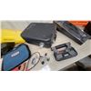 Image 3 : Assorted Cases and Tools: Bosch Bag, Eliminator LED Work Light, Black Briefcase
