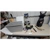 Image 1 : Jobmate 1700 PSI Pressure Washer, Equiprite Hand Truck, Storage Totes, and Garden Tools