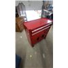 Image 2 : Red Rolling Tool Chest with Two Drawers, Two-Door Cabinet, and 27”×12”×24”