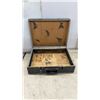 Image 3 : Two Cases, Red Hydraulic Jack, and Two Metal Hand Tools