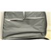 Image 8 : Three Pieces Luggage, Blue Wheeled Upright and Gray/Black Bags with Red Trim