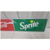 Image 3 : Coca-Cola and Sprite Metal Sign, R "Enjoy Coca-Cola" and "Sprite Trade Mark Reg. 10”×48”