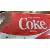 Image 2 : Vintage Coca-Cola “Enjoy” Metal Sign, 10”×21”