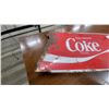 Image 4 : Vintage Coca-Cola “Enjoy” Metal Sign, 10”×21”