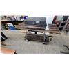 Image 1 : Wilson Grill and Cart with Wood Side Tables and Lower Shelf