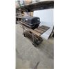 Image 2 : Wilson Grill and Cart with Wood Side Tables and Lower Shelf
