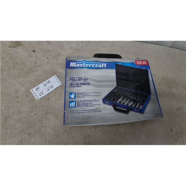 Mastercraft General-Purpose 230-Piece Drill Bit Set with Black Oxide and Carbide-Tipped Bits