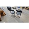 Image 4 : Pair of Black Folding Chairs