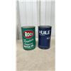 Image 4 : Vintage Oil Can Lot: BA Outboard, Toronto Elevators, Roco, and Gulf