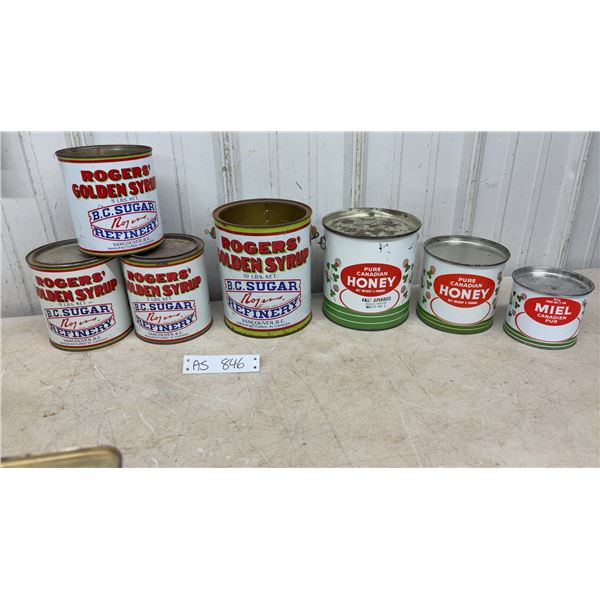 Rogers Golden Syrup and Pure Canadian Honey