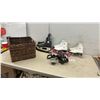 Image 1 : Ladies Figure Skates, Sz 4 and 7, Mens Skates, Sz 11, Wicker Basket, Devisys Ice Cleats