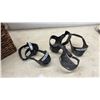 Image 7 : Ladies Figure Skates, Sz 4 and 7, Mens Skates, Sz 11, Wicker Basket, Devisys Ice Cleats