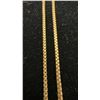 Image 2 : 10K Gold Box Chain Necklace, total weight 2.03 Grams