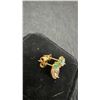Image 7 : 18K Gold Plated 0.8CT Each Pear Cut Simulated Diamond Halo Stud Earrings