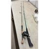 Image 6 : Two Landing Nets, Rods, Zebco Reels, Rod Holder Rack