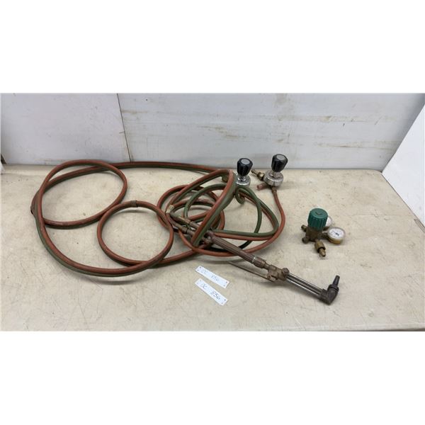 Harris Oxy-Fuel Cutting Torch Kit with All States Regulator, Scott Goldcap Regulator